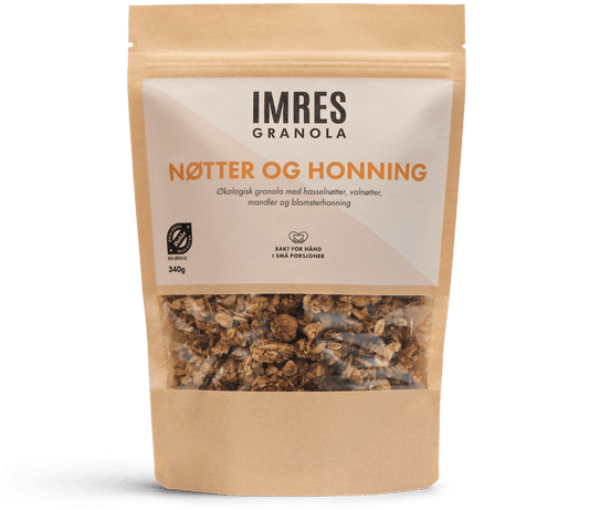 Nøtter og honning | Granolablanding - Imres Granola